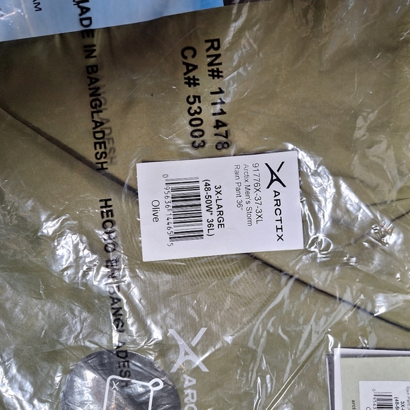 NEW!!! ARCTIX MENS STORM RAIN PANTS. SIZE 3X - Picture 2 of 10